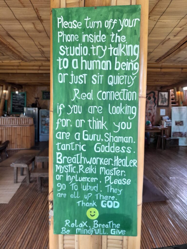 Yoga training center in bali